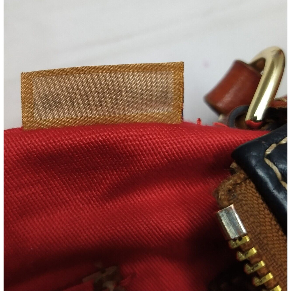 Dooney & Bourke Black Pebbled Leather Zipper Pocket Crossbody Bag - Picture 16 of 16